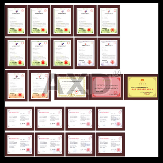 AXD安信达-荣誉资质证书-荣誉墙 
