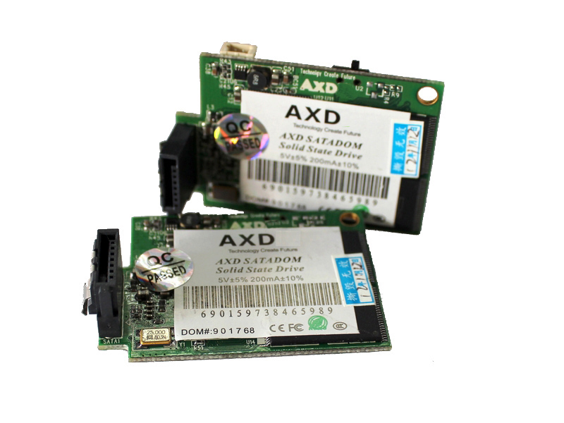 AXD SATA-SAL系列 SATADOM 固态硬盘7PIN拐角90P